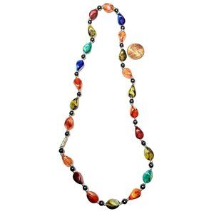 Womens Multi-Color Unbranded Beaded  Unknown Necklace A322